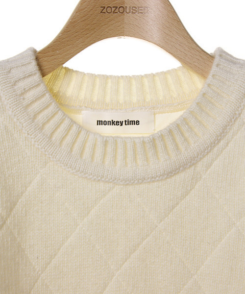 MONKEY TIME（モンキータイム）の「長袖ニット（ニット/セーター・メンズ・ベージュ・M）」の3枚目の写真