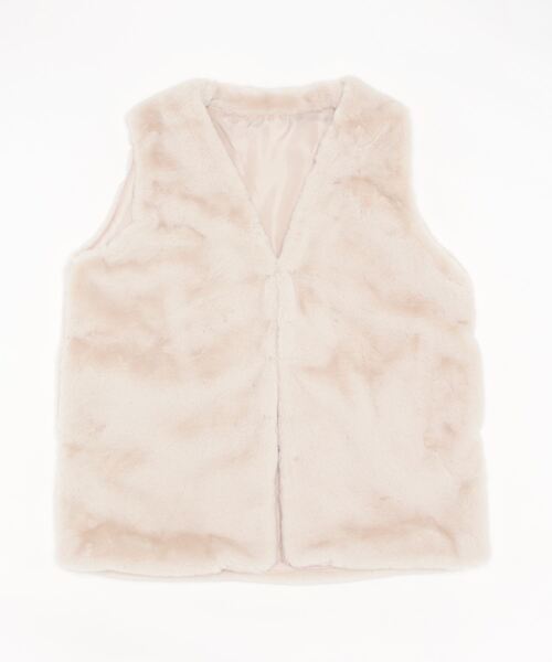 hellam（へラム）の「フェイクファーベスト（ベスト・レディース・ブラック/ブラウン/アイボリー・FREE）」の16枚目の写真