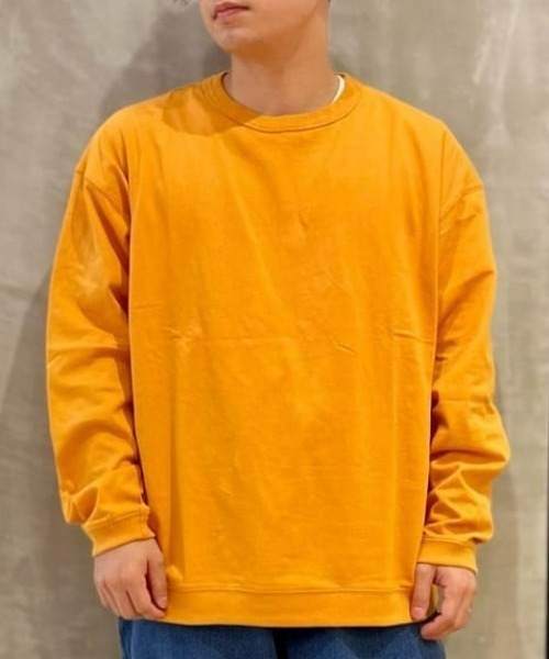 BACK NUMBER（バックナンバー）の「【BACK NUMBER】ビッグシルエットヘビーウェイトロンＴ（Tシャツ/カットソー・メンズ・グリーン/ブラック/オレンジ/ホワイト/グレー/ブルー/ライトグリーン・M/S/L/XL/LARGE/MEDIUM/X-LARGE/SMALL）」の7枚目の写真