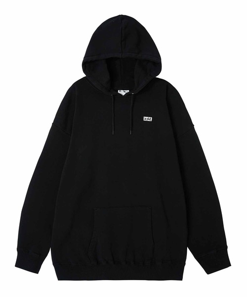 X-girl（エックスガール）の「BOX LOGO SWEAT HOODIE（パーカー・レディース・ホワイト/ブラック/アッシュ・S/M/L/XL）」の19枚目の写真