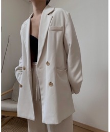 AMAIL（アマイル）の「Big collar smart woolcoat（テーラード  