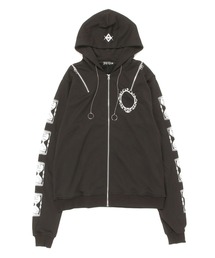 REFLEM オフショルダー パーカー 黒 REFLEM オフショルダー パーカー 黒 REFLEM オフショルダー