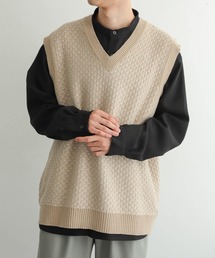 SENSE OF PLACE by URBAN RESEARCH | リンクスガラVネックベスト(ニット/セーター)