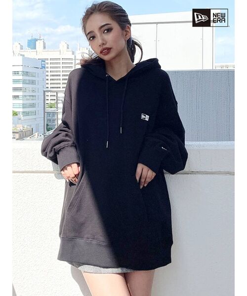 GYDA（ジェイダ）の「GYDA×NEW ERA BackLogo Big フーディー（Tシャツ/カットソー・レディース・オフホワイト/ブラック・LARGE）」の13枚目の写真
