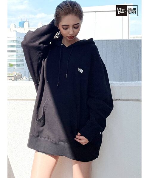 GYDA（ジェイダ）の「GYDA×NEW ERA BackLogo Big フーディー（Tシャツ/カットソー・レディース・オフホワイト/ブラック・LARGE）」の14枚目の写真