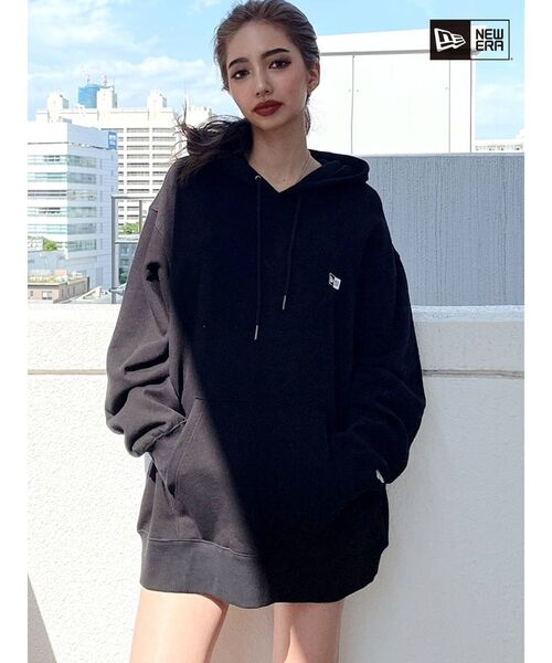 GYDA（ジェイダ）の「GYDA×NEW ERA BackLogo Big フーディー（Tシャツ/カットソー・レディース・オフホワイト/ブラック・LARGE）」の15枚目の写真