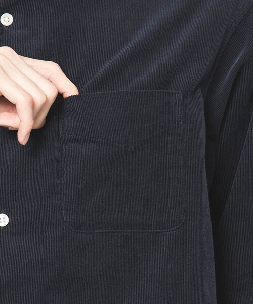 coen（コーエン）の「コーデュロイバンドカラーシャツ（シャツ/ブラウス・メンズ・グレー/ダークブラウン/ブラウン/ベージュ/ネイビー/その他1・L/M/XL/S）」の16枚目の写真