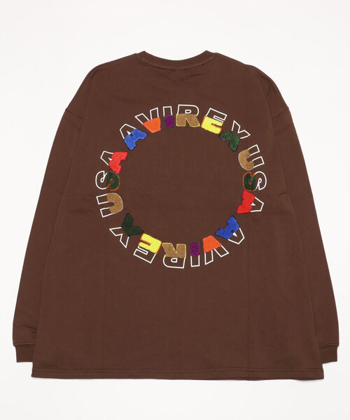 AVIREX（アヴィレックス）の「【直営店限定】サークル ロゴ Ⅱ / LONG SLEEVE T-SHIRT/ ロング スリーブ Tシャツ / AVIREX / アヴィレックス（Tシャツ/カットソー・メンズ・ホワイト/ブラック/ブラウン/グリーン・M/L）」の21枚目の写真