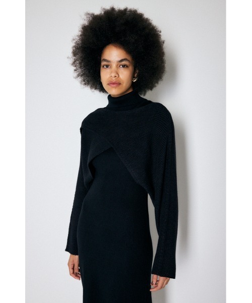 MOUSSY(マウジー)の「SWITCHING RIB KNIT ドレス(ワンピース MOUSSY(マウジー)の「SWITCHING RIB KNIT ドレス(ワンピース