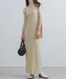 NEUNA | 2WAYアームカットタートルリブニット/ロングワンピース(ワンピース)