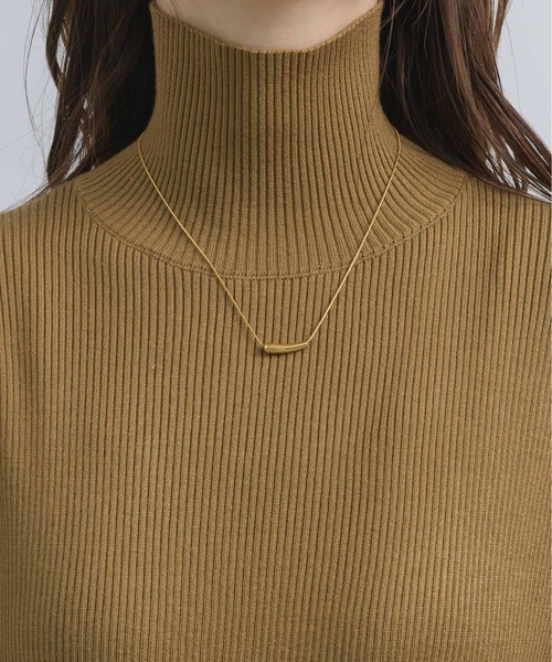 NEUNA(ヌナ)の「2WAYアームカットタートルリブニット/ロングワンピース(ワンピース・レディース・ブラウン/アイボリー/ブラック・SMALL/FREE)」の14枚目の写真