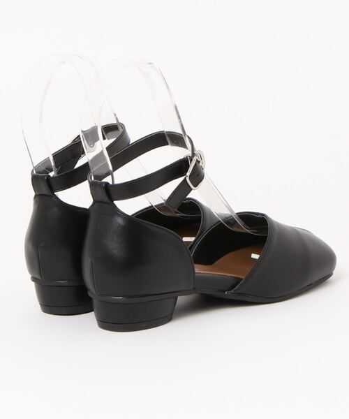 Piedi Nudi（ピエディヌーディ）の「オブリークトゥ ネックストラップ パンプス（パンプス・レディース・ブラック/ベージュ・L/S/M）」の3枚目の写真