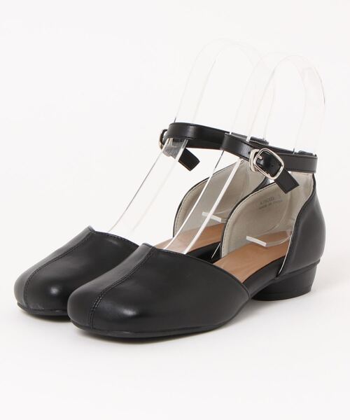 Piedi Nudi（ピエディヌーディ）の「オブリークトゥ ネックストラップ パンプス（パンプス・レディース・ブラック/ベージュ・L/S/M）」の8枚目の写真