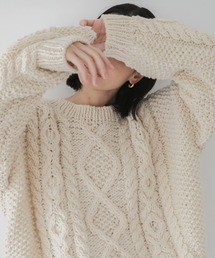 ペルーアラン柄ニット