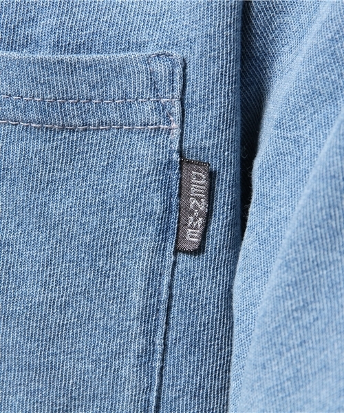 Denime(ドゥニーム)の「INDIGO CREW NECK TEE(Tシャツ/カットソー・メンズ・ブルー/ネイビー・LARGE/X-LARGE/MEDIUM)」の7枚目の写真