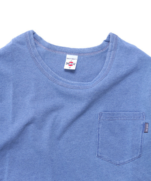 Denime(ドゥニーム)の「INDIGO CREW NECK TEE(Tシャツ/カットソー・メンズ・ブルー/ネイビー・LARGE/X-LARGE/MEDIUM)」の18枚目の写真
