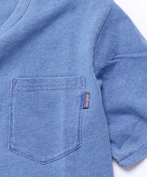 Denime(ドゥニーム)の「INDIGO CREW NECK TEE(Tシャツ/カットソー・メンズ・ブルー/ネイビー・LARGE/X-LARGE/MEDIUM)」の19枚目の写真