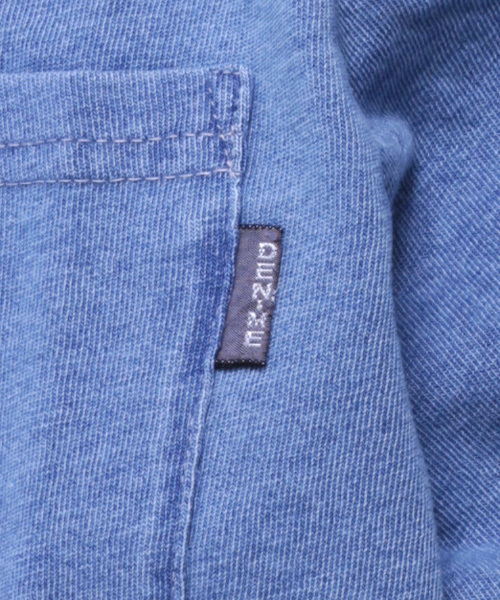 Denime(ドゥニーム)の「INDIGO CREW NECK TEE(Tシャツ/カットソー・メンズ・ブルー/ネイビー・LARGE/X-LARGE/MEDIUM)」の17枚目の写真