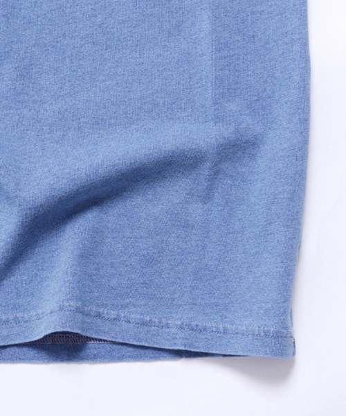 Denime(ドゥニーム)の「INDIGO CREW NECK TEE(Tシャツ/カットソー・メンズ・ブルー/ネイビー・LARGE/X-LARGE/MEDIUM)」の15枚目の写真