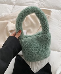 モコモコミニボアハンドバッグ