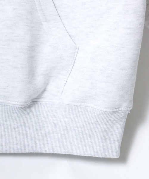 VISION STREET WEAR（ヴィジョンストリートウェア）の「VISION STREET WEAR/ヴィジョンストリートウエア ビッグシルエット 裏起毛 タギングロゴ ワッペン刺繍 スウェット パーカー（パーカー・メンズ・ネイビー/ライトグレー/ブラック/ブルー・M/L/LL）」の14枚目の写真