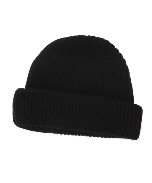 A part by（アパートバイ）の「【Oldderby Knitwear/オールドダービーニットウェア】ニットキャップ（ニットキャップ/ビーニー・レディース・ブラック/ネイビー・FREE）」の2枚目の写真