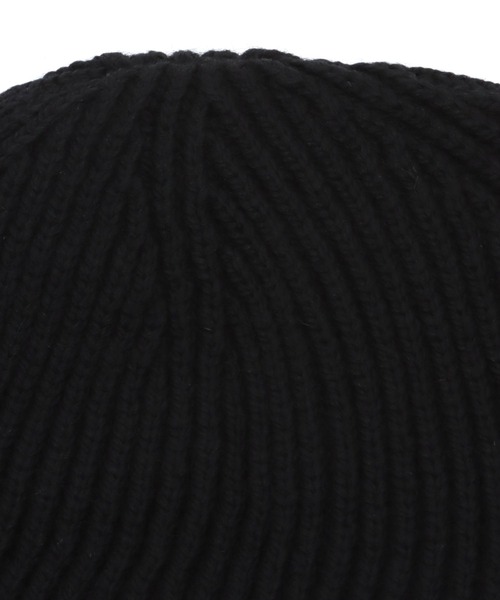 A part by（アパートバイ）の「【Oldderby Knitwear/オールドダービーニットウェア】ニットキャップ（ニットキャップ/ビーニー・レディース・ブラック/ネイビー・FREE）」の4枚目の写真