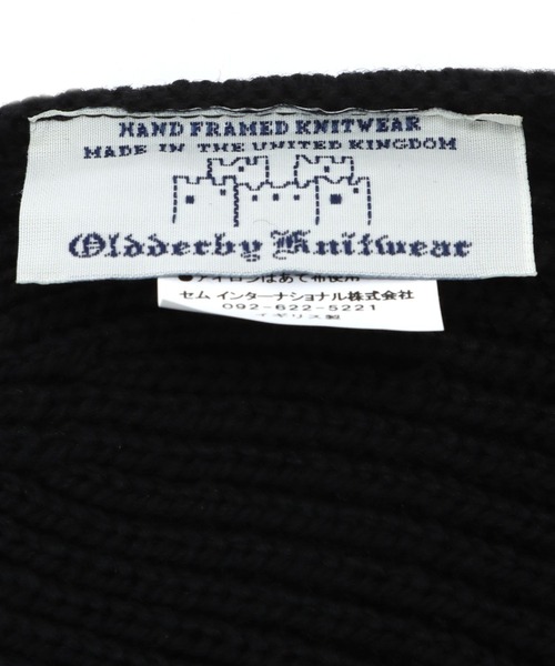 A part by（アパートバイ）の「【Oldderby Knitwear/オールドダービーニットウェア】ニットキャップ（ニットキャップ/ビーニー・レディース・ブラック/ネイビー・FREE）」の6枚目の写真
