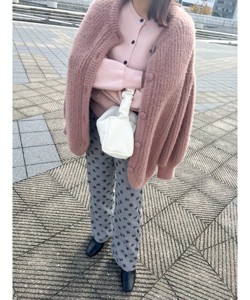 JUMELLE（ジュメロ）の「ブーケチェックパンツ（スラックス・レディース・ブラック・SMALL/MEDIUM）」の8枚目の写真