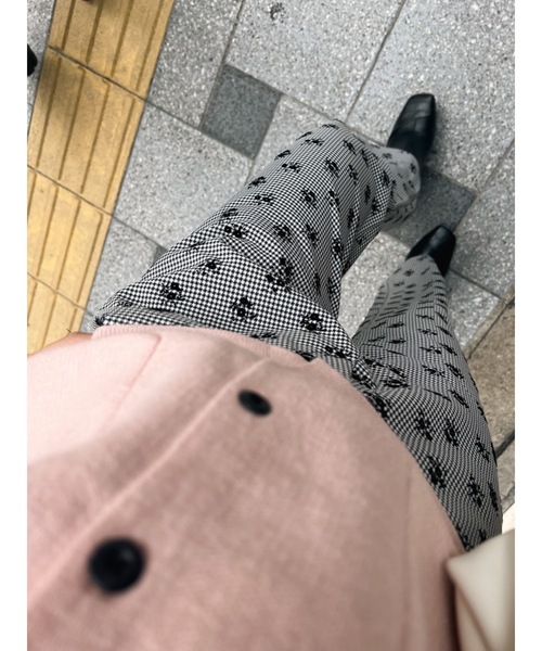 JUMELLE（ジュメロ）の「ブーケチェックパンツ（スラックス・レディース・ブラック・SMALL/MEDIUM）」の20枚目の写真