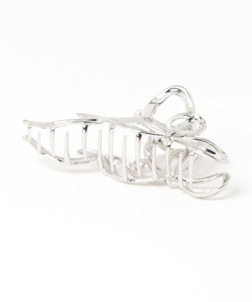 VIBGYOR Women（ヴィブジョー　ウィメン）の「【float】リボン パール ヘアクリップ バンスクリップ（バレッタ/ヘアクリップ・レディース・シルバー/ゴールド・FREE）」の10枚目の写真