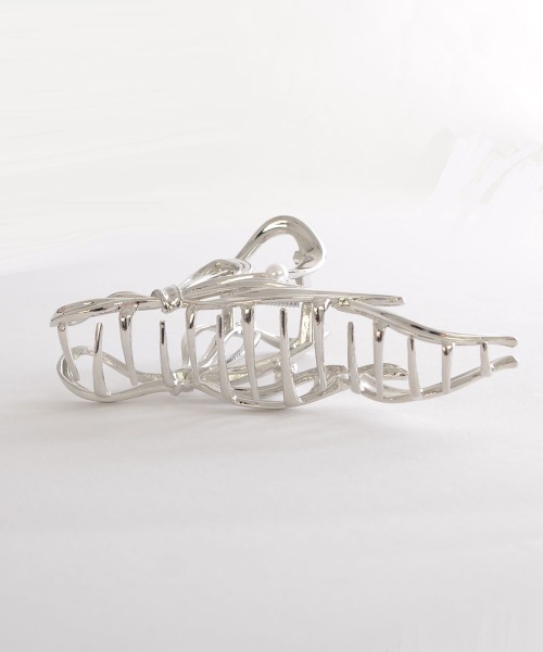 VIBGYOR Women（ヴィブジョー　ウィメン）の「【float】リボン パール ヘアクリップ バンスクリップ（バレッタ/ヘアクリップ・レディース・シルバー/ゴールド・FREE）」の8枚目の写真