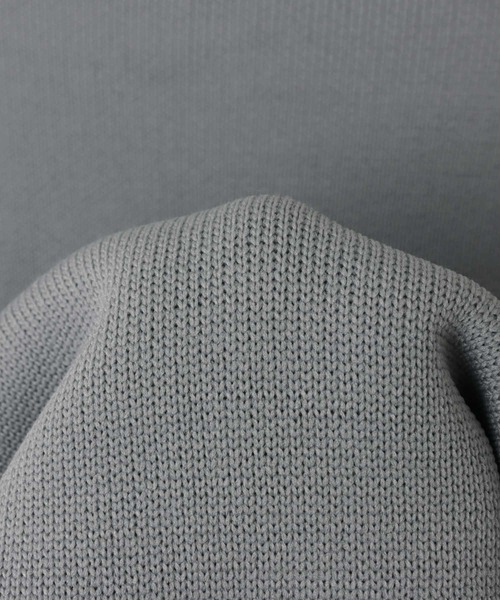 andme（アンドミー）の「【新色追加】パールボタン無地ボーダー長袖ニットカーディガン（カーディガン/ボレロ・レディース・グレー/アイボリー/キャメル/ブラック/ブラウン/ホワイト×ブラック/ネイビー・M/L）」の20枚目の写真