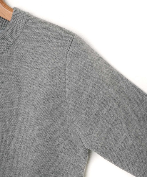 andme（アンドミー）の「【新色追加】パールボタン無地ボーダー長袖ニットカーディガン（カーディガン/ボレロ・レディース・グレー/アイボリー/キャメル/ブラック/ブラウン/ホワイト×ブラック/ネイビー・M/L）」の16枚目の写真