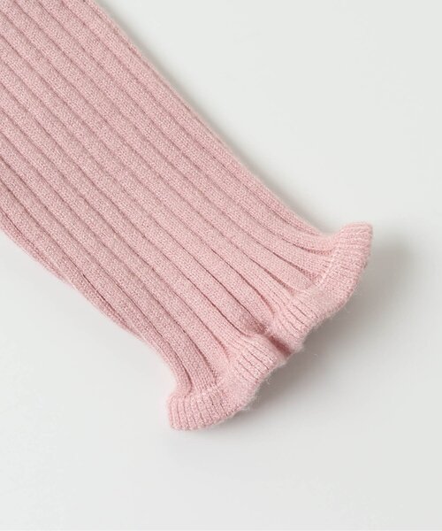 apres les cours（アプレレクール）の「【洗濯機で洗濯OK】お花フリルリブニット_ウォッシャブル（ニット/セーター・キッズ・チャコール/アイボリー/グリーン/ピンク・130/80/90/100/140/110/120）」の21枚目の写真