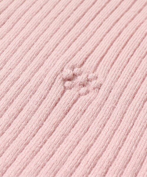 apres les cours（アプレレクール）の「【洗濯機で洗濯OK】お花フリルリブニット_ウォッシャブル（ニット/セーター・キッズ・チャコール/アイボリー/グリーン/ピンク・130/80/90/100/140/110/120）」の22枚目の写真