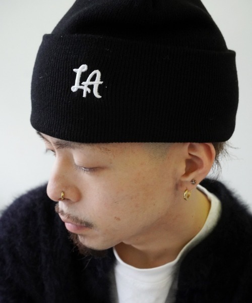 STARTER（スターター）の「【STARTER】バラエティー ニットキャップ（ニットキャップ/ビーニー・メンズ・A/B/C/D/E/F/G/H/I/J/K/L/M/N/O/P/Q/R/S/T/U/V/W/X/グレー/ホワイト/ブラウン/グリーン/ブラック・FREE）」の7枚目の写真