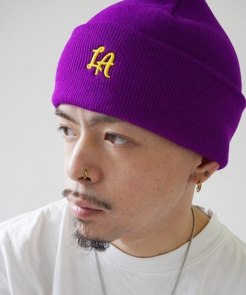 STARTER（スターター）の「【STARTER】バラエティー ニットキャップ（ニットキャップ/ビーニー・メンズ・A/B/C/D/E/F/G/H/I/J/K/L/M/N/O/P/Q/R/S/T/U/V/W/X/グレー/ホワイト/ブラウン/グリーン/ブラック・FREE）」の9枚目の写真