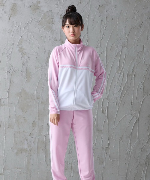 repipi armario(レピピ アルマリオ)の「repipi armario/レピピアルマリオ キッズ センタープリーツ ロング丈 ジャージパンツ スポーツウェア(その他パンツ・キッズ・ブラック/ホワイト/パープル/サックスブルー/ミント/ピンク・150cm/140cm/170cm/160cm)」の7枚目の写真