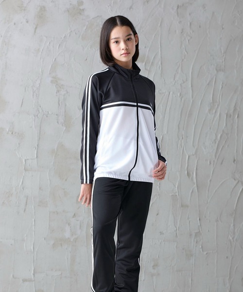 repipi armario(レピピ アルマリオ)の「repipi armario/レピピアルマリオ キッズ センタープリーツ ロング丈 ジャージパンツ スポーツウェア(その他パンツ・キッズ・ブラック/ホワイト/パープル/サックスブルー/ミント/ピンク・150cm/140cm/170cm/160cm)」の9枚目の写真