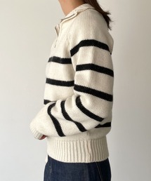 canal jean El mar フェザーハーフジップニット CANAL JEAN（キャナルジーン）の「El mar(エルマール) パネル