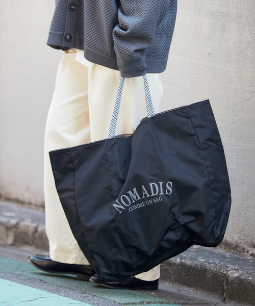 NOMADIS(ノマディス)の「【NOMADIS / ノマディス】SAC2 リバーシブルバッグ(トートバッグ・メンズ・ブラック/ベージュ/ブルー/パープル/ピンク・FREE)」の10枚目の写真