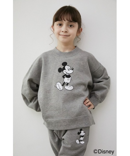 AZUL by moussy（アズールバイマウジー）の「AJUGA.×AZUL KIDS SWEAT/AJUGA.×AZUL キッズスウェット（スウェット・キッズ・パープル/ライトブルー/杢グレー/ブラック系その他・MEDIUM/SMALL）」の3枚目の写真