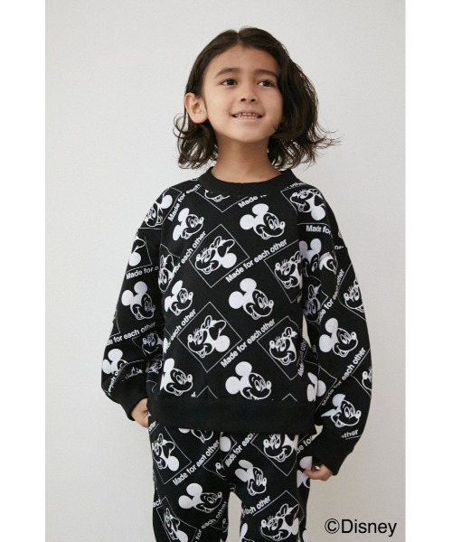 AZUL by moussy（アズールバイマウジー）の「AJUGA.×AZUL KIDS SWEAT/AJUGA.×AZUL キッズスウェット（スウェット・キッズ・パープル/ライトブルー/杢グレー/ブラック系その他・MEDIUM/SMALL）」の6枚目の写真