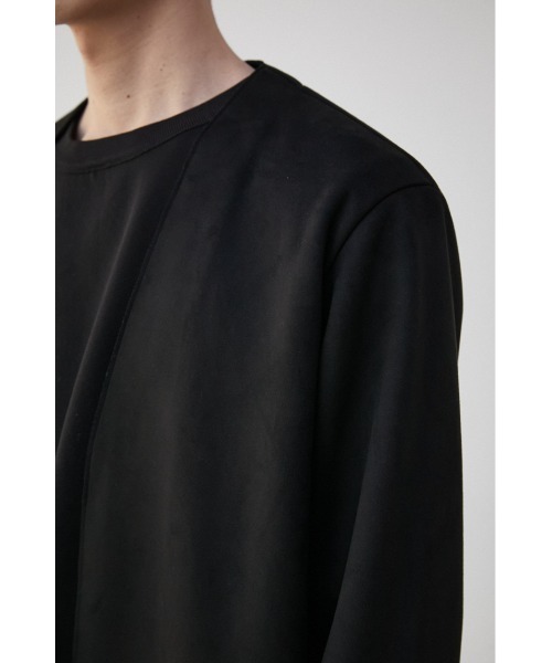 AZUL by moussy（アズールバイマウジー）の「PRIMAVERA FAUX SUEDE TOPPER/プリマベーラフェイクスエードトッパー（ノーカラージャケット・メンズ・ブラック/グレー/ベージュ・MEDIUM/LARGE）」の10枚目の写真