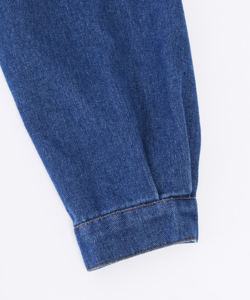 PHILLY(フィリー)の「フリルカラーショートデニムジャケット(デニムジャケット・レディース・ブルー・FREE)」の7枚目の写真