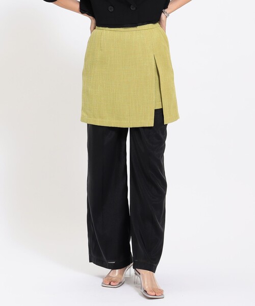 Ray BEAMS（レイビームス）の「Ray BEAMS / サマーツイード ミニ スカート（スカート・レディース・ライトブルー/グリーン系その他3・0/1）」の12枚目の写真