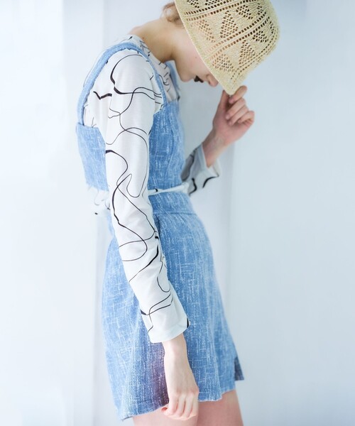 Ray BEAMS（レイビームス）の「Ray BEAMS / サマーツイード ミニ スカート（スカート・レディース・ライトブルー/グリーン系その他3・0/1）」の20枚目の写真