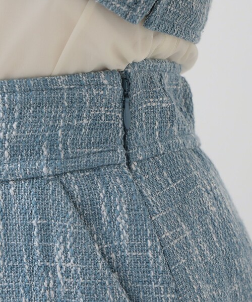 Ray BEAMS（レイビームス）の「Ray BEAMS / サマーツイード ミニ スカート（スカート・レディース・ライトブルー/グリーン系その他3・0/1）」の22枚目の写真