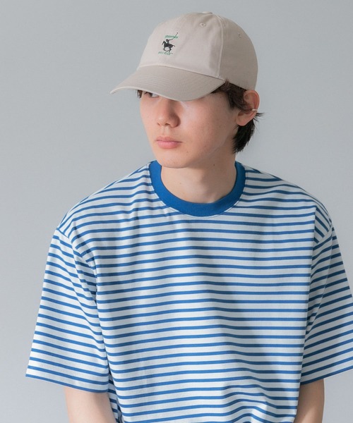 SENSE OF PLACE by URBAN RESEARCH(センスオブプレイスバイアーバンリサーチ)の「『ユニセックス』『別注』GREENWICH POLO CLUB×SENSE OF PLACE A(キャップ・メンズ・ライトベージュ/ブラック/カーキ・ONE)」の6枚目の写真